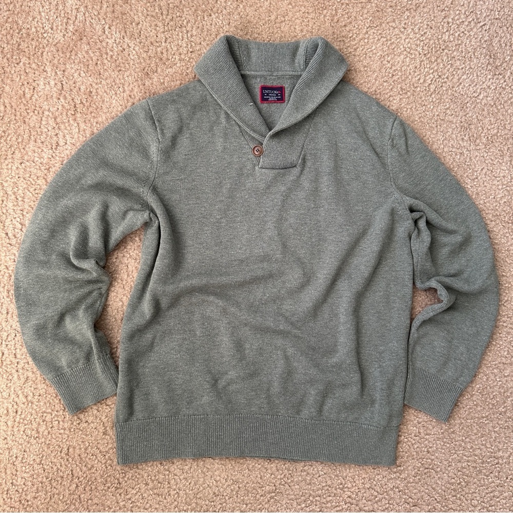 UNTUCKit Van Douzer Shawl Collar Sweater - Men's‎ Prep GrandpaCore - M